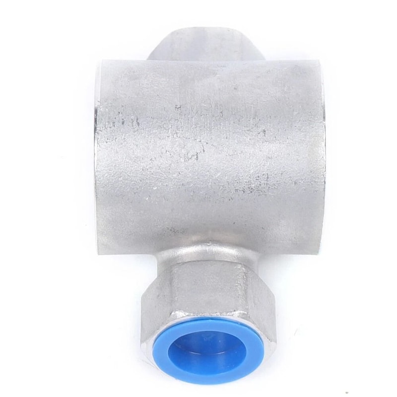 Stainless Steel Sight Flow Indicator With Plastic Impeller Water Flow Window 12