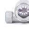 Stainless Steel Sight Flow Indicator With Plastic Impeller Water Flow Window 6