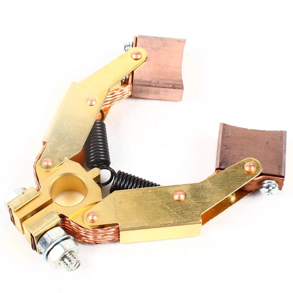 Copper Herringbone Carbon Brush Holder V Shape For DC Motor Slip Ring 1