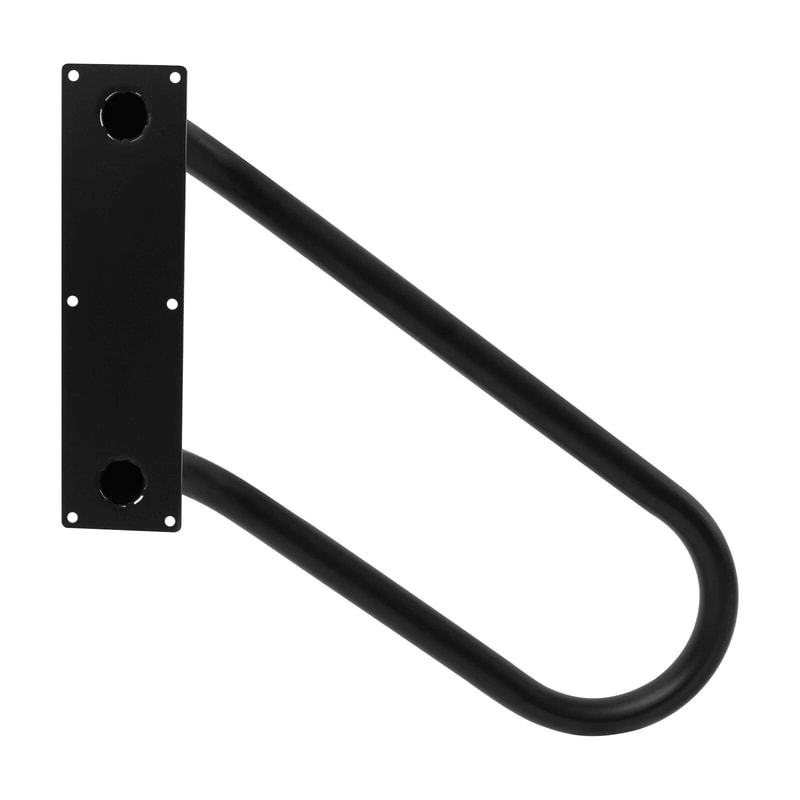 U Shaped Wall Mounted Grab Bar Stair Safety Handrail Left Side Step Support Handle 6