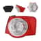 Passenger Side Tail Light LED Rear Lamp Assembly For VW Jetta Tail Light Mk Replacement 6