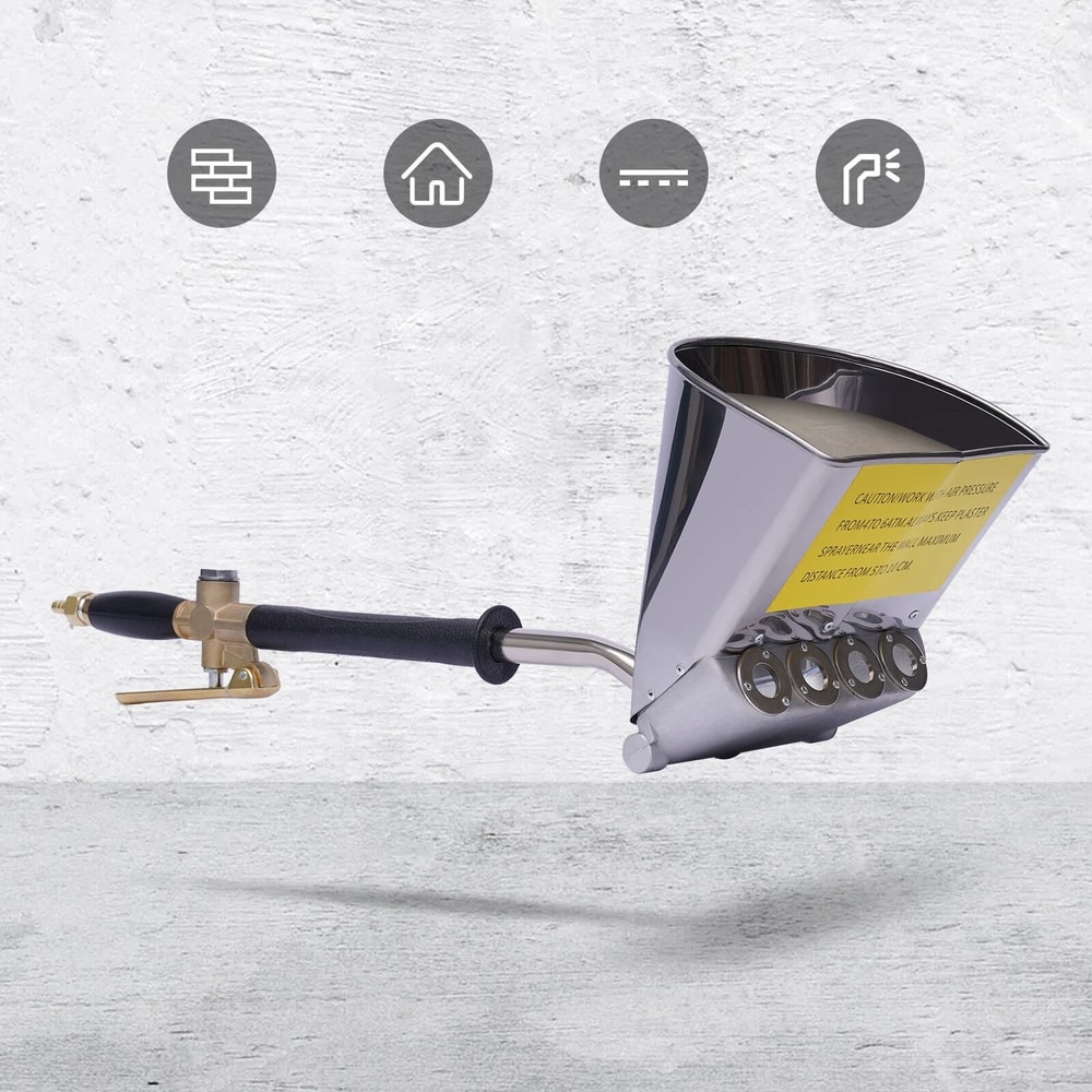 Jet Air Stucco Hopper Sprayer For Cement Texture And Wall Coating Application 2