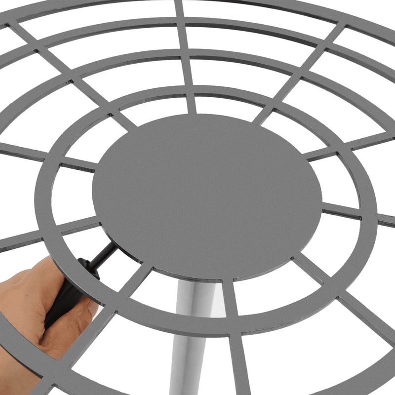 Rotating Stainless Steel Spray Paint Rack And Drying Stand For Hobby And Model Painting 13