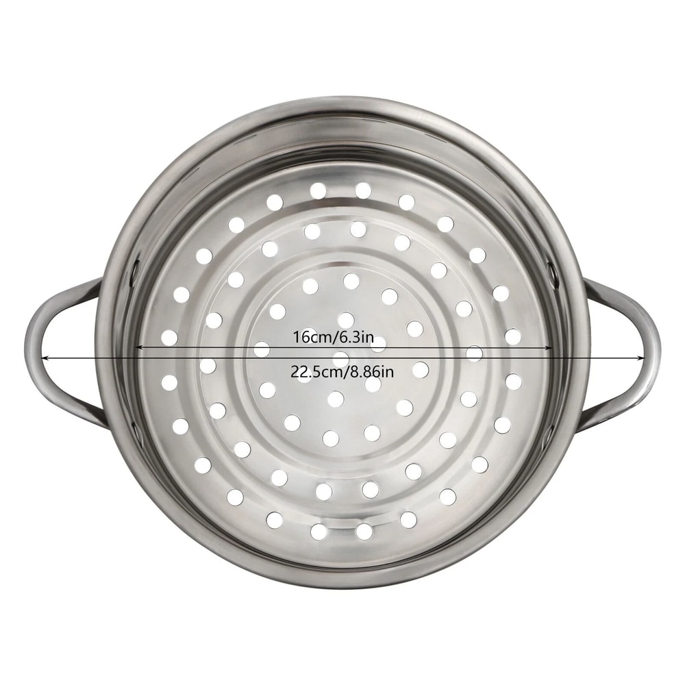 Stainless Steel Tier Steamer Rack Insert For Pot Cooking Vegetables And Meat 7