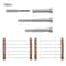 Stainless Steel Cable Railing Hardware Kit For Wire Rope Deck Systems 13