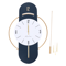 Large Silent Metal Wall Clock Battery Operated Modern Living Room Decor 1