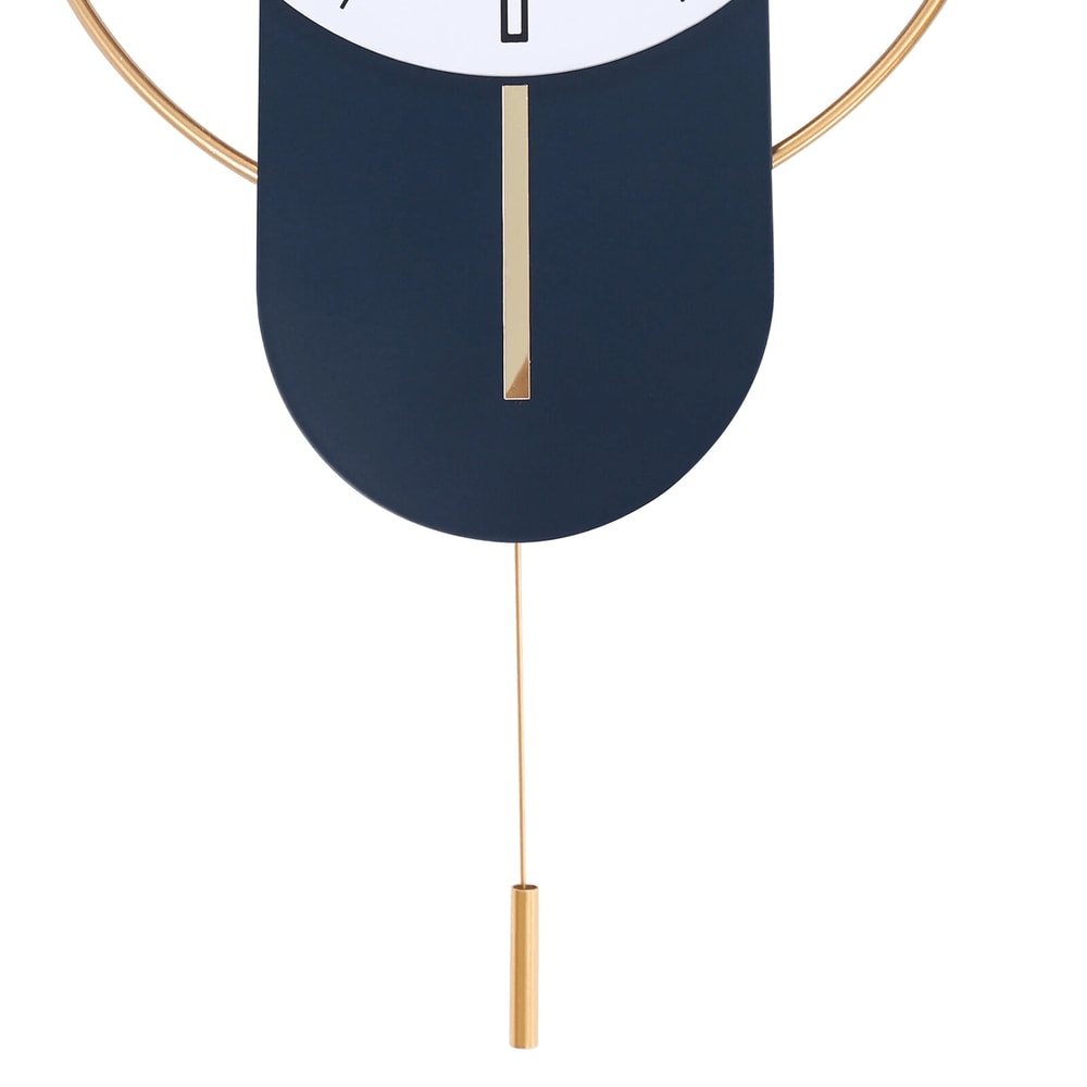 Large Silent Metal Wall Clock Battery Operated Modern Living Room Decor 3