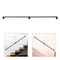 Black Metal Wall Mounted Handrail For Indoor Outdoor Stairs 3