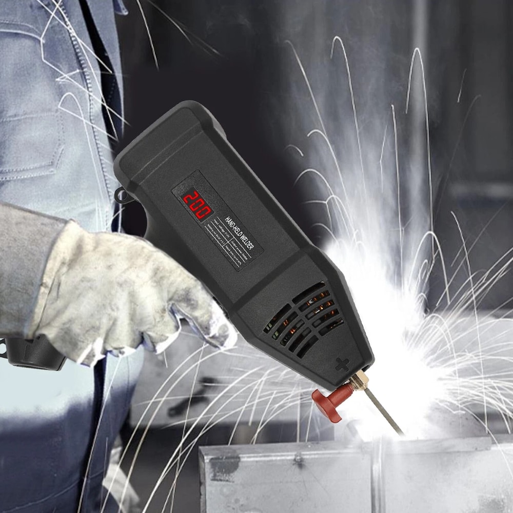 Portable Handheld Welding Machine Digital Electric Stick Welder Kit 4