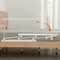 Foldable Bed Safety Rail With Support Handle For Seniors And Bedside Stability 4