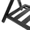 Foldable Wooden Luggage Rack With Shoe Shelf Suitcase Stand For Bedroom Hotel And Guest Rooms 11