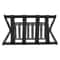 Foldable Wooden Luggage Rack With Shoe Shelf Suitcase Stand For Bedroom Hotel And Guest Rooms 4