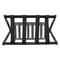 Foldable Wooden Luggage Rack With Shoe Shelf Suitcase Stand For Bedroom Hotel And Guest Rooms 4