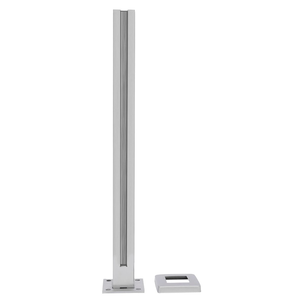 Premium Balcony Deck Stair Glass Railing Post Stainless Steel End Balustrade 6