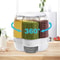Premium Grid Rotating Rice Dispenser Dry Food Storage Organizer Grain Storage Container 4