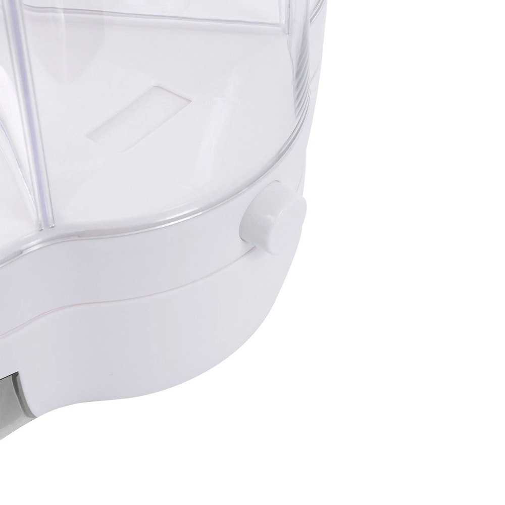 Premium Grid Rotating Rice Dispenser Dry Food Storage Organizer Grain Storage Container 7