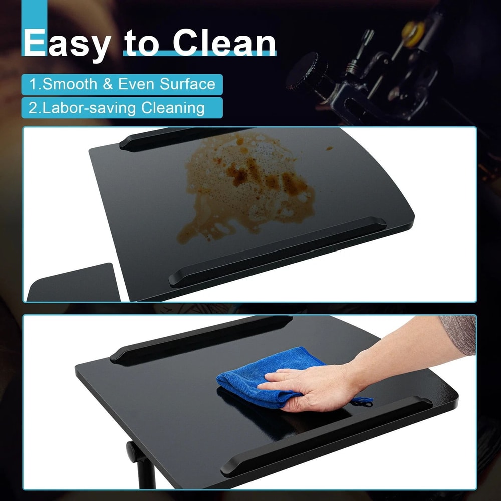 Portable Tattoo Work Station With Adjustable Arm Rest Mobile Desk 17