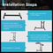 Portable Tattoo Work Station With Adjustable Arm Rest Mobile Desk 18