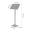 Professional Floor Menu Display Stand With Page Flip Binder Rack 15