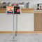 Professional Floor Menu Display Stand With Page Flip Binder Rack 7
