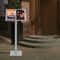 Professional Floor Menu Display Stand With Page Flip Binder Rack 6