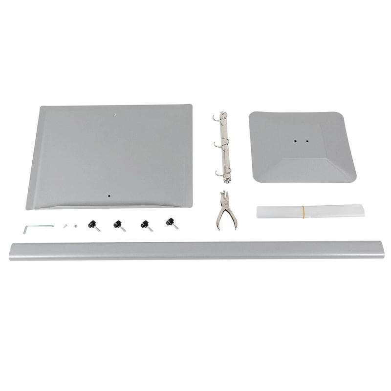Professional Floor Menu Display Stand With Page Flip Binder Rack 12