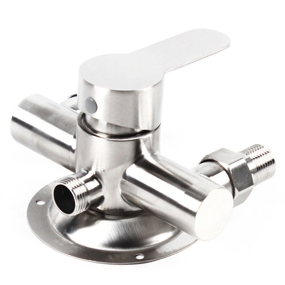 Premium Wall Mount Shower Faucet Valve Bath Mixer With Copper Finish 3