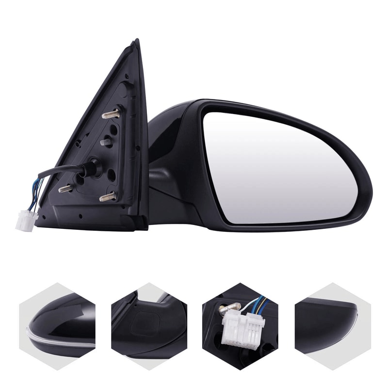 Premium Right Side Rearview Mirror Replacement For Kia Optima Durable Precise Fit 0