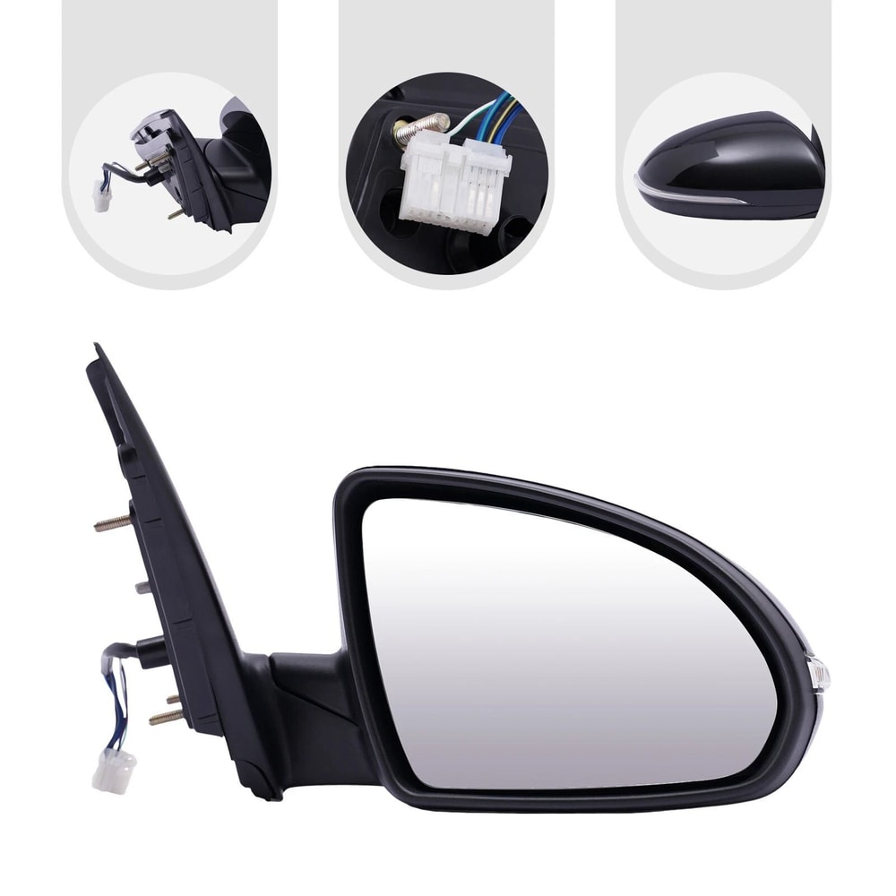 Premium Right Side Rearview Mirror Replacement For Kia Optima Durable Precise Fit 19