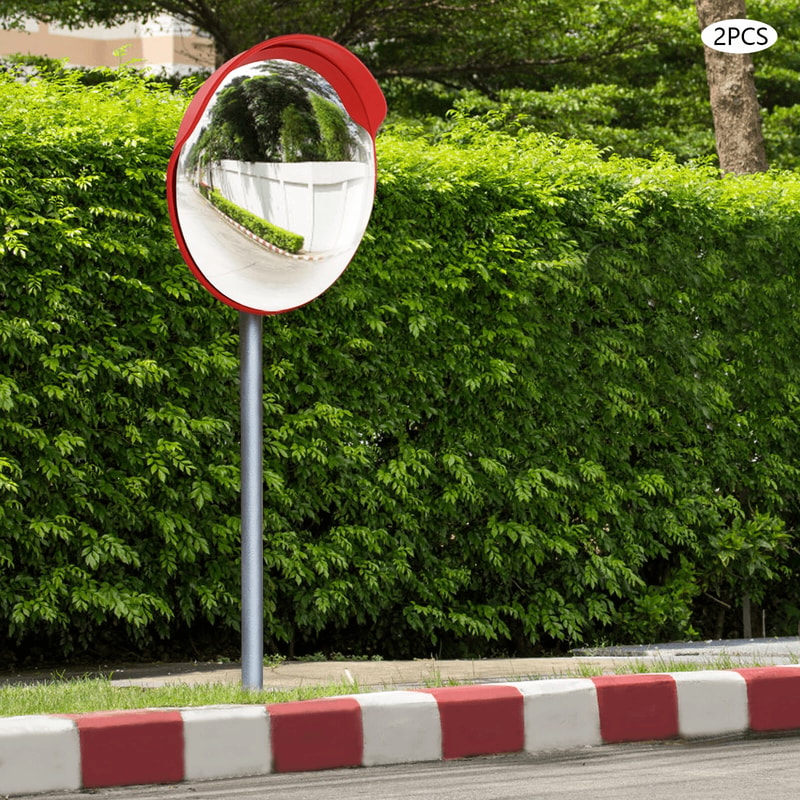 Premium Convex Traffic Mirror Wide Angle Blind Spot Mirror For Parking Road Safety 2