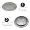 Heavy Duty Stainless Steel Boat Hatch Marine Deck Plate 5