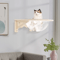 Premium Wooden Wall Mounted Cat Wall Shelf With Clear Space Capsule Lounge 1