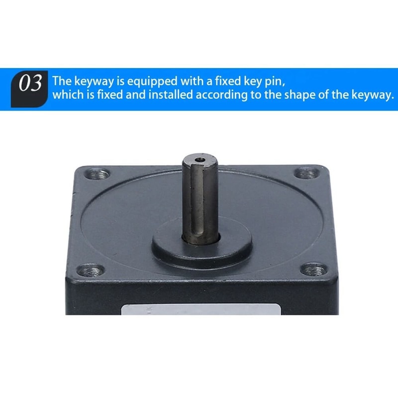 High Performance AC Gear Motor With Variable Speed Controller RPM Reversible 5