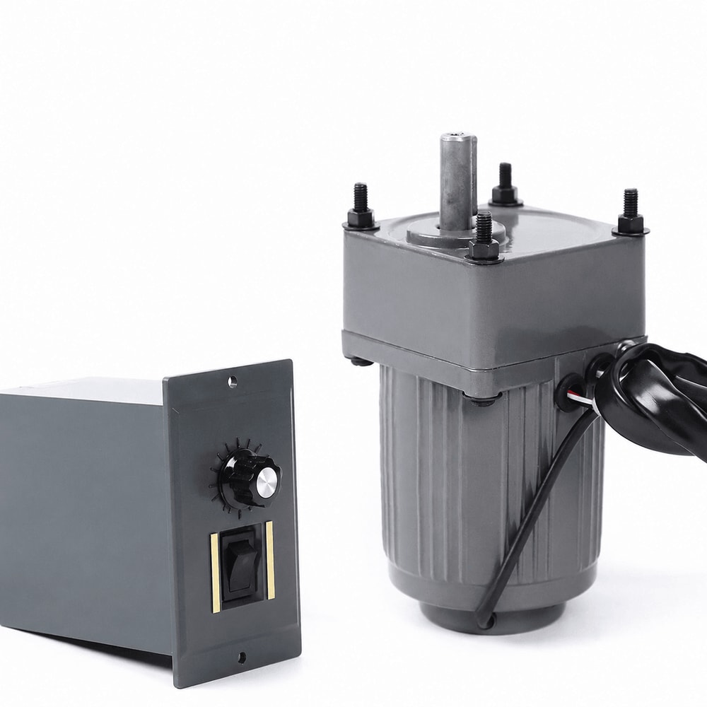 High Performance AC Gear Motor With Variable Speed Controller RPM Reversible 0