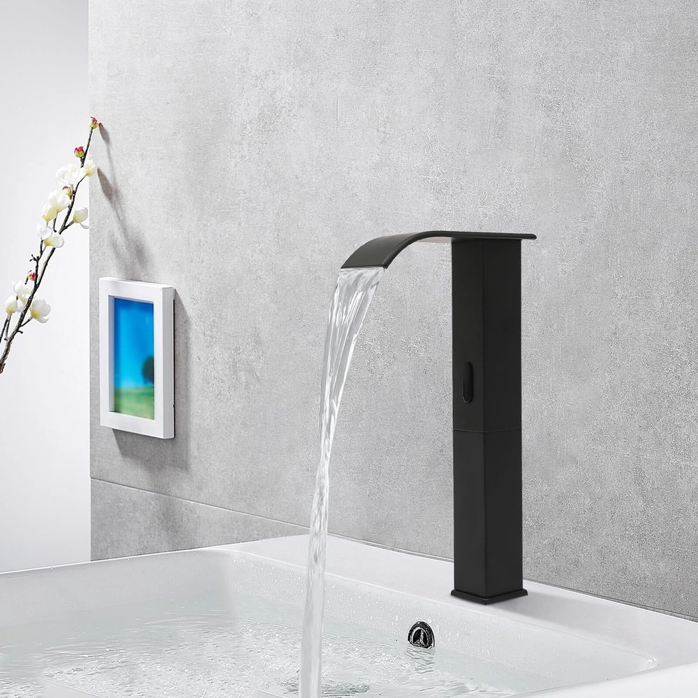 Premium Black Touchless Kitchen Faucet With Sensor Faucet Technology Temperature Regulating Valve 1