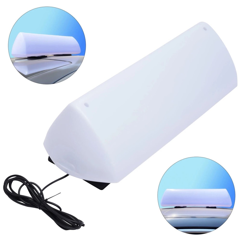 Magnetic LED Taxi Roof Sign Waterproof Cab Topper Light 3