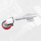 Heavy Duty Gate Wheel Casters Spring Loaded Swivel Support 4