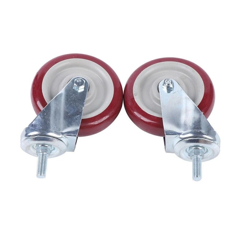 Heavy Duty Gate Wheel Casters Spring Loaded Swivel Support 9