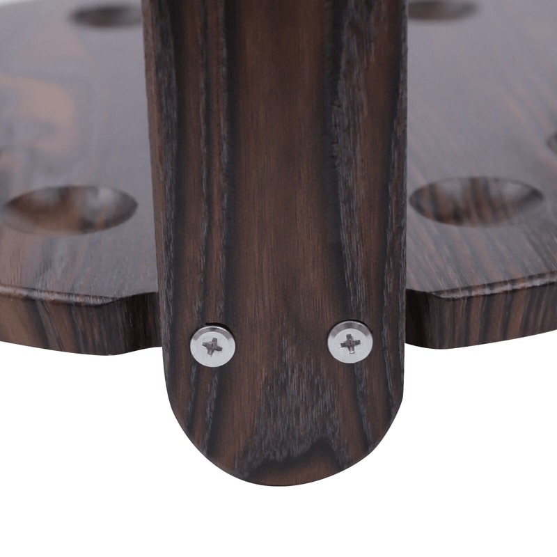 Premium Wooden Floor Stand Billiard Cue Holder Slot Pool Cue Rack 11