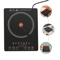 Premium Countertop Electric Cooktop Burner With LED Touch Control Single Stove 15