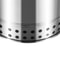 Premium Stainless Steel Charcoal Grill Cylinder Portable BBQ Grill Rack For Outdoor Camping 7