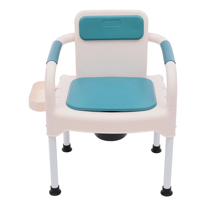 Comfort Bedside Commode Chair With Armrests Home Toilet Aid 5