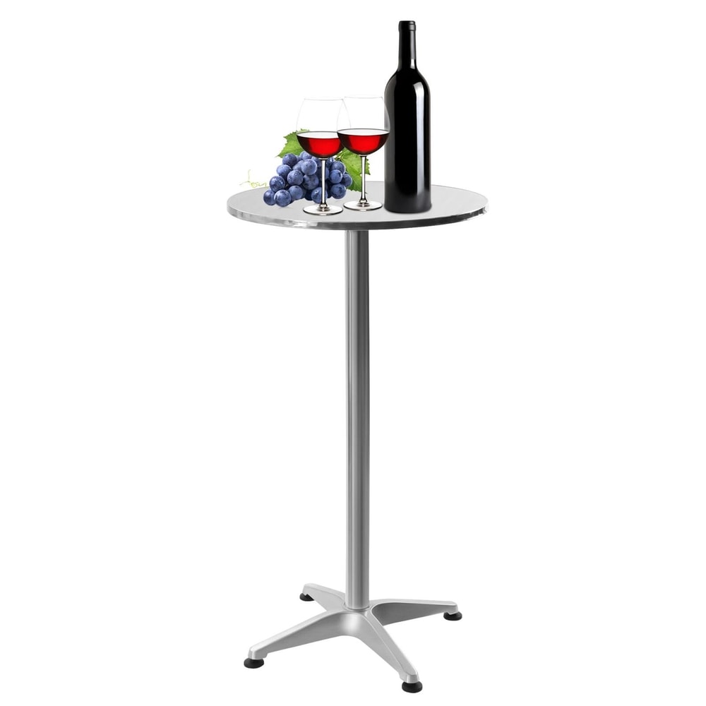 Premium Folding Patio Party Table Round Outdoor Bistro Table For Indoor Outdoor Entertaining 9