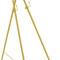 Gold Large Adjustable Floor Standing Easel For Wedding Display Metal Stand 7