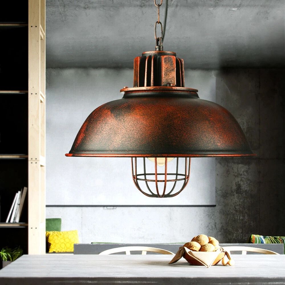 Vintage Industrial Pendant Light Rustic Farmhouse Hanging Ceiling Lamp Fixture 2