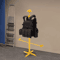 Heavy Duty Gold Tactical Gear Stand Helmet Display Rack Organizer 1
