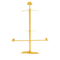 Heavy Duty Gold Tactical Gear Stand Helmet Display Rack Organizer 6