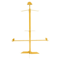 Heavy Duty Gold Tactical Gear Stand Helmet Display Rack Organizer 6