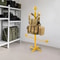 Heavy Duty Gold Tactical Gear Stand Helmet Display Rack Organizer 3