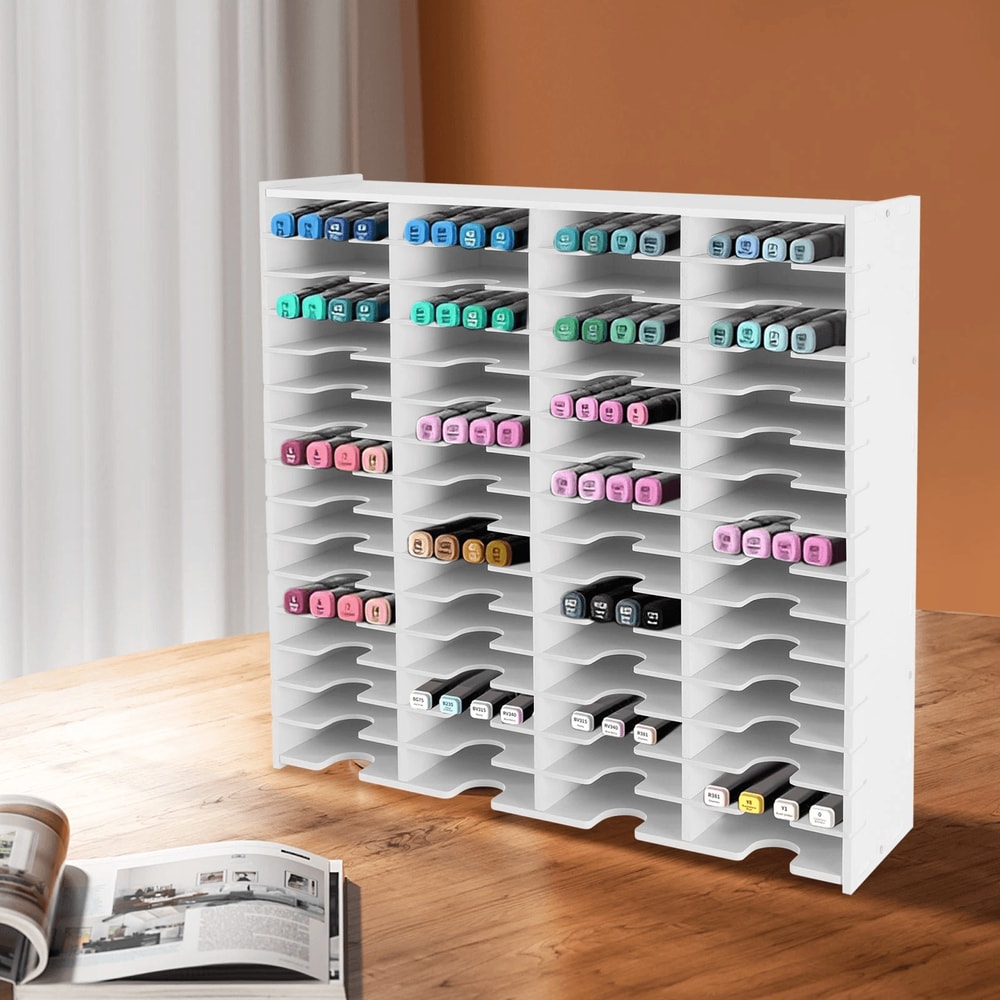 Premium Ink Pad Storage Organizer Slot Stamp Pad Holder Craft Storage Rack 2